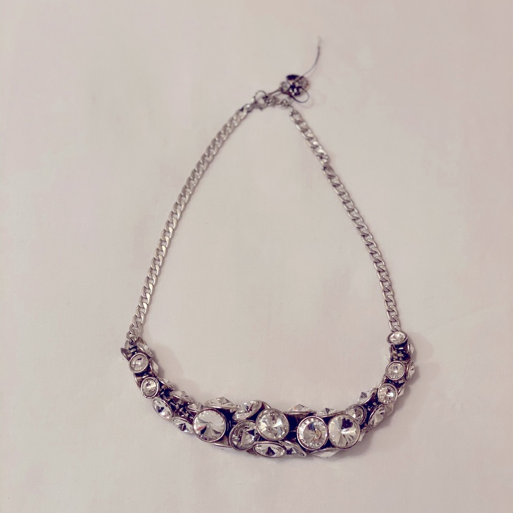 Fossil Crystal Costume Jewelry Necklace